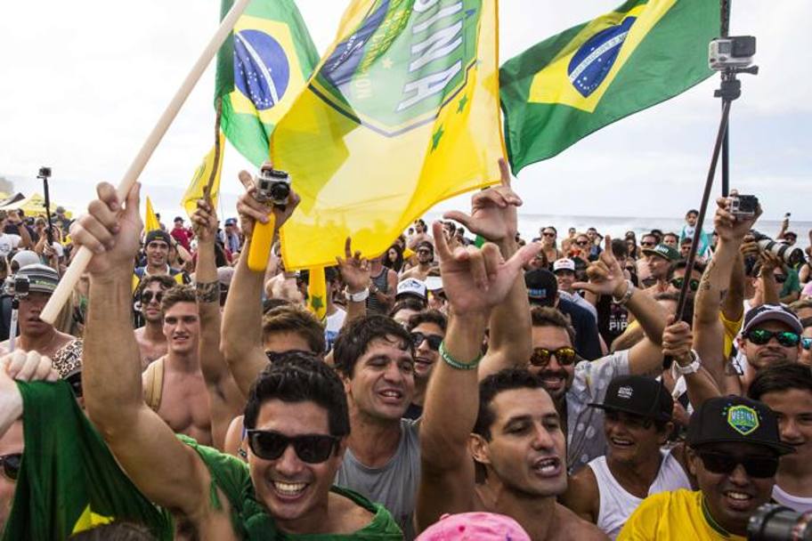 I festeggiamenti brasiliani per il successo AFP
